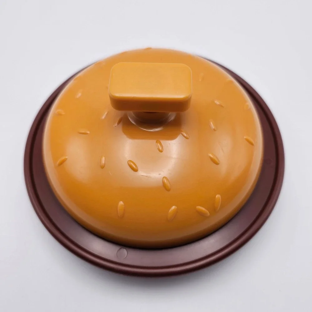 Charcoal Companion Burger Butter Dish Cover Lid Base 2005‎ Kitchenware